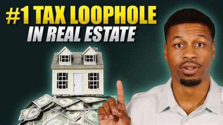 What is the real estate tax loophole?