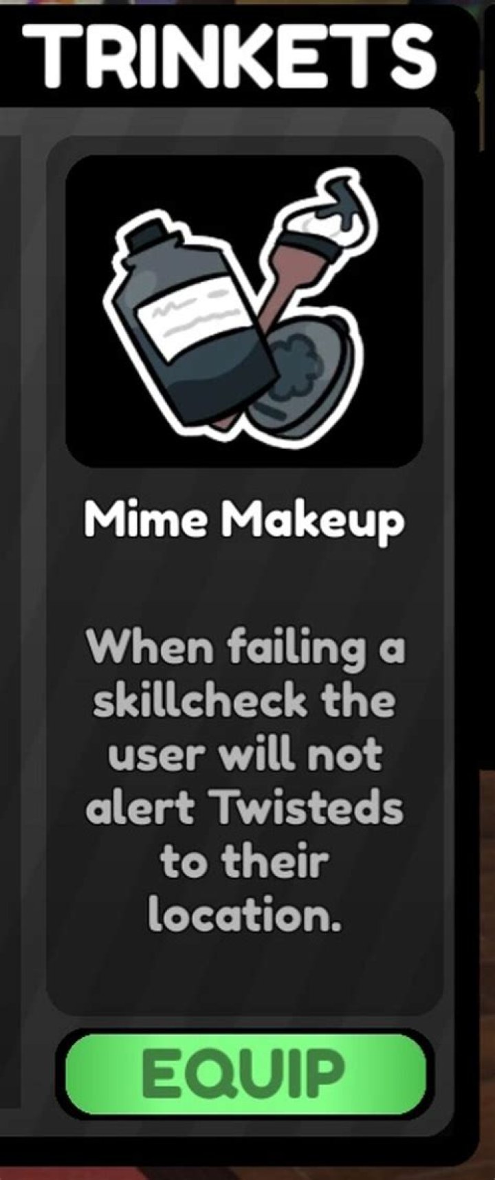 What is the trinket Sha IRA gives you?