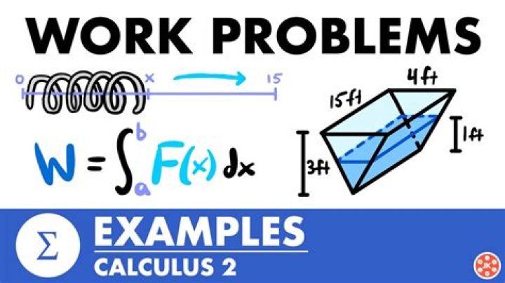 What is the work problem formula?