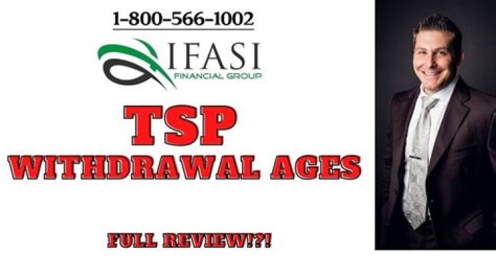 What is TSP age based service withdrawal?