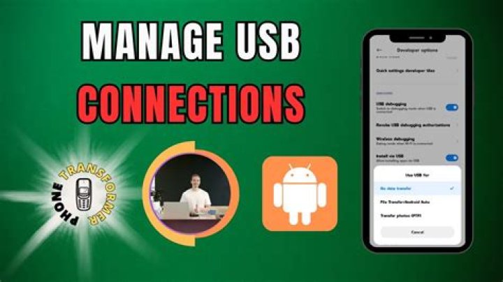 What is USB controlled by connected device?