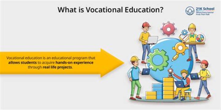 What is vocational education in high schools?