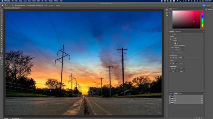 What major is photo editing?