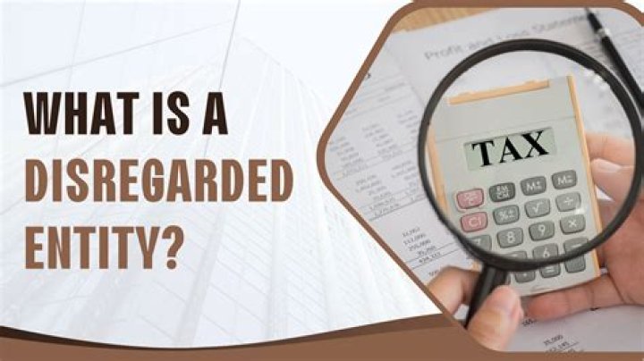 What makes a LLC a disregarded entity by the IRS?