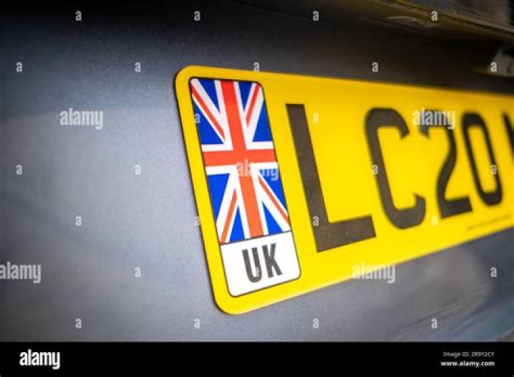 What makes a UK number plate illegal?