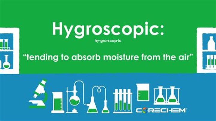 What makes material hygroscopic?
