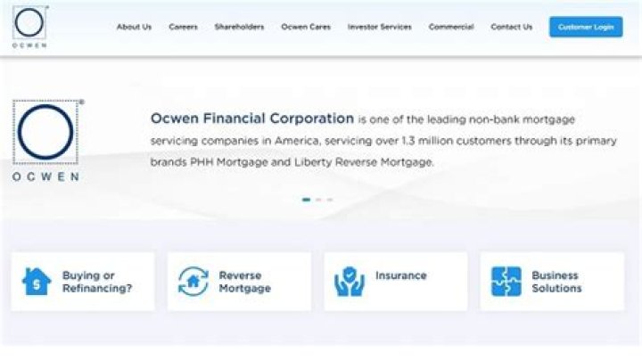 What mortgage company took over Ocwen mortgage?
