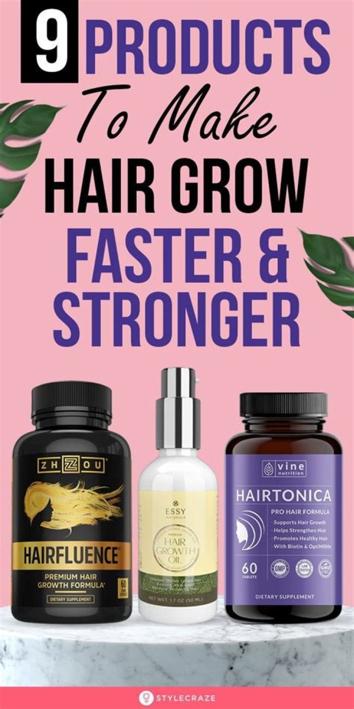 What pills make your hair grow faster and thicker?