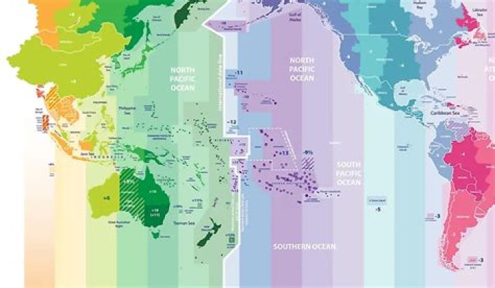 What places have the same time zone as Hawaii?