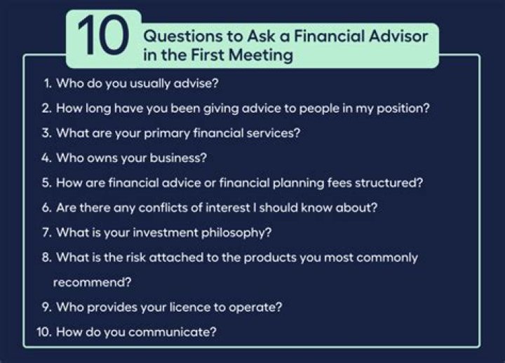 What questions should I ask a financial planner?