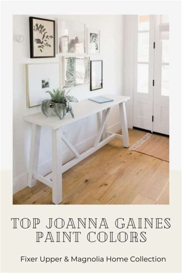 What shade of white paint does Joanna Gaines use?