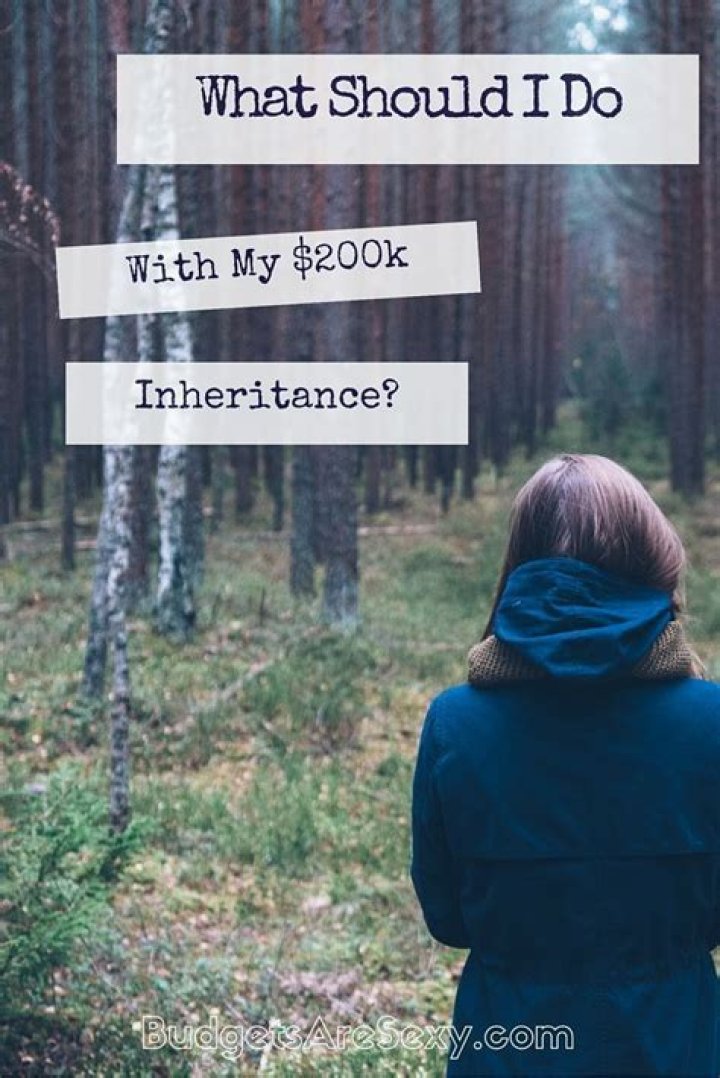 What should I do with 200000 inheritance?