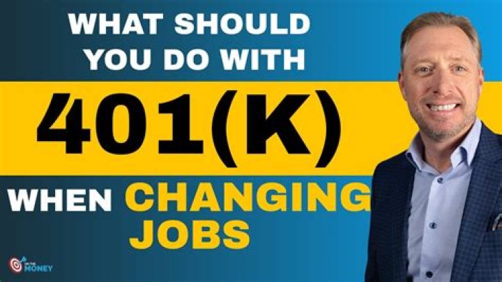 What should I do with my 401k after I leave my job?