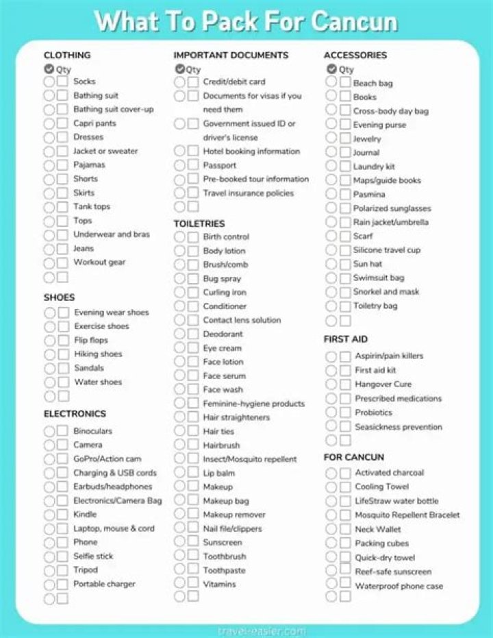 What should I pack for Cancún in February?