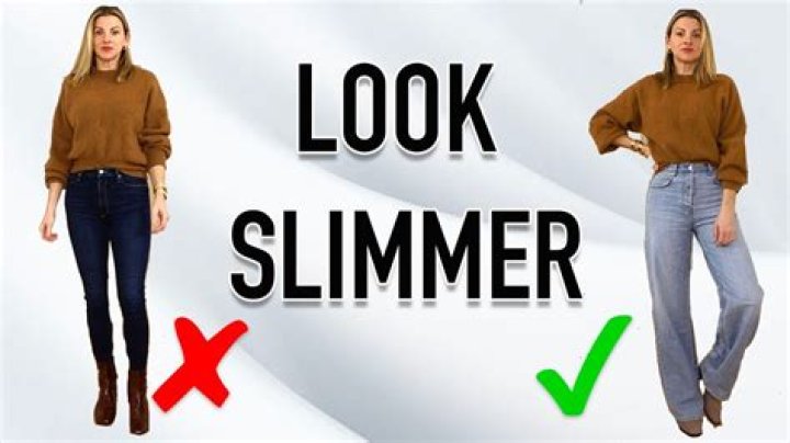 What type of pants make you look slimmer?