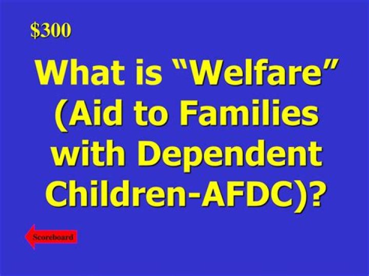 What was the AFDC program?