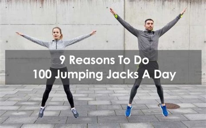 What will 100 jumping jacks a day do?