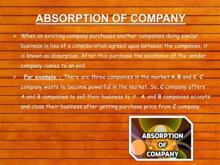When a company purchases another company is known as?