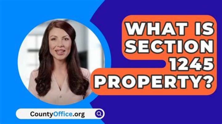 When a result results the sale of section 1245 property?