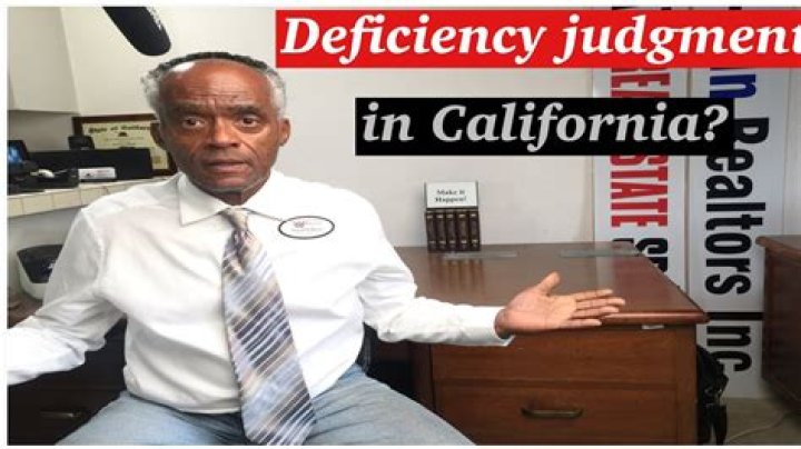 When can a lender obtain a deficiency Judgement against a borrower?