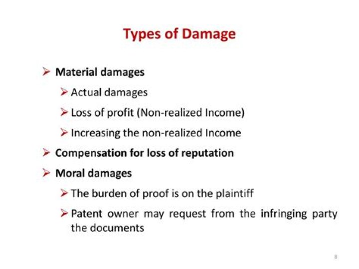 When can you claim moral damages?