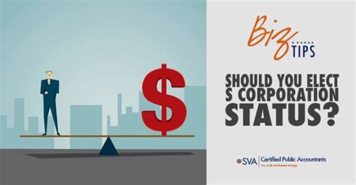 When does a C corporation elect s status?