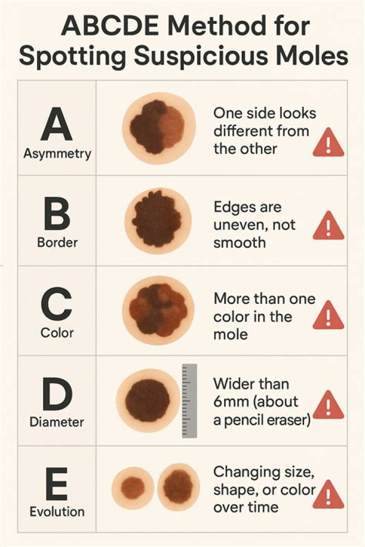 When should you be worried about a mole?