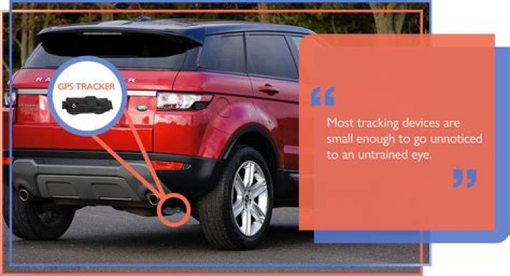 Where are tracking devices placed on cars?