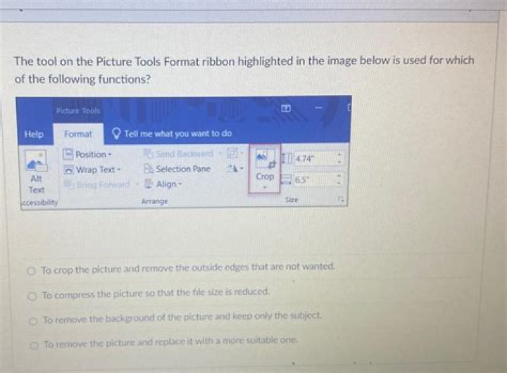 Where do I find the Picture Tools Format tab?