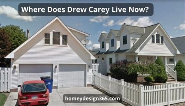 Where does Drew Carey live now?