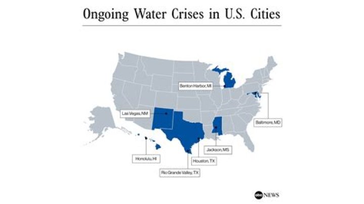 Where in the U.S. is tap water unsafe?