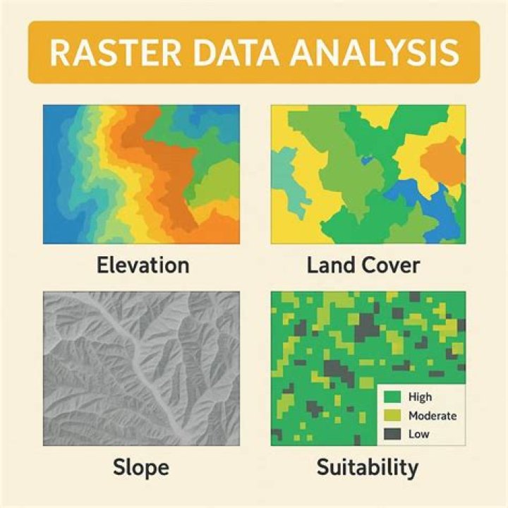 Where is raster data stored?