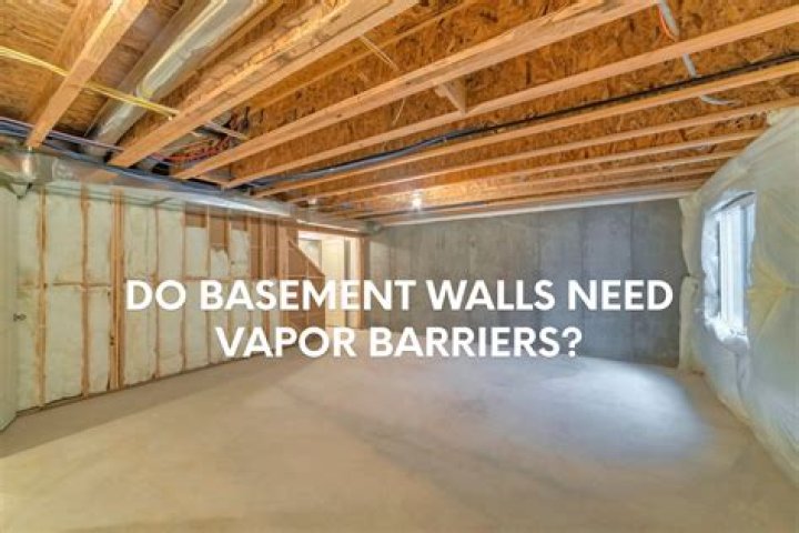 Where should I put the vapor barrier in my basement?