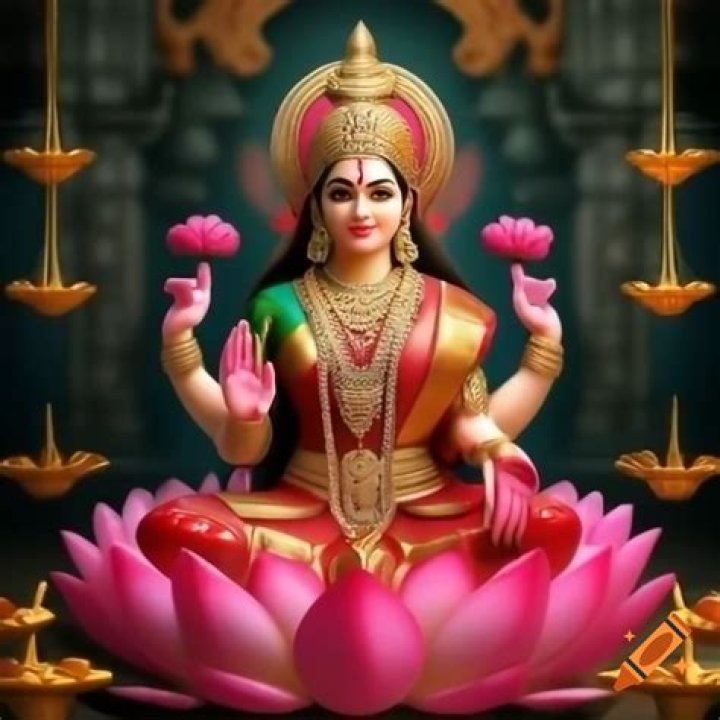 Which colour is Favourite for Goddess Lakshmi?