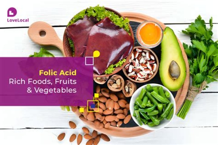 Which fruit is rich in folic acid?