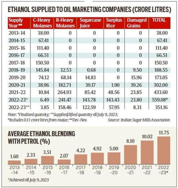 Which nation use 100% ethanol blend fuels?
