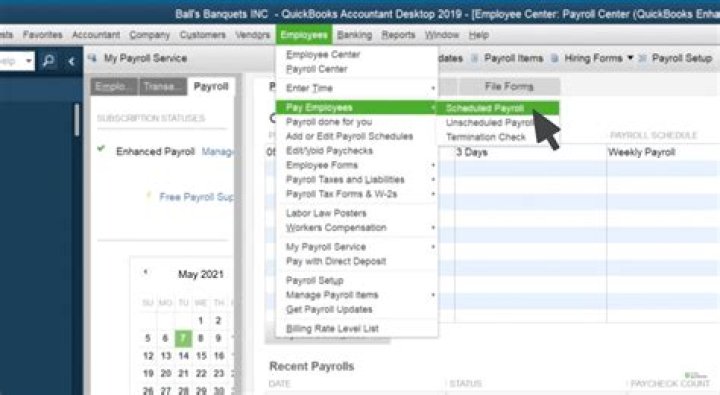 Which QuickBooks program does payroll?