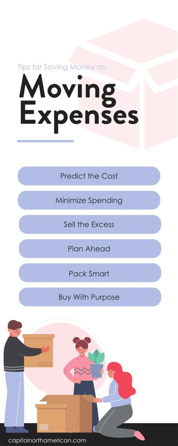 Which spouse should claim moving expenses?