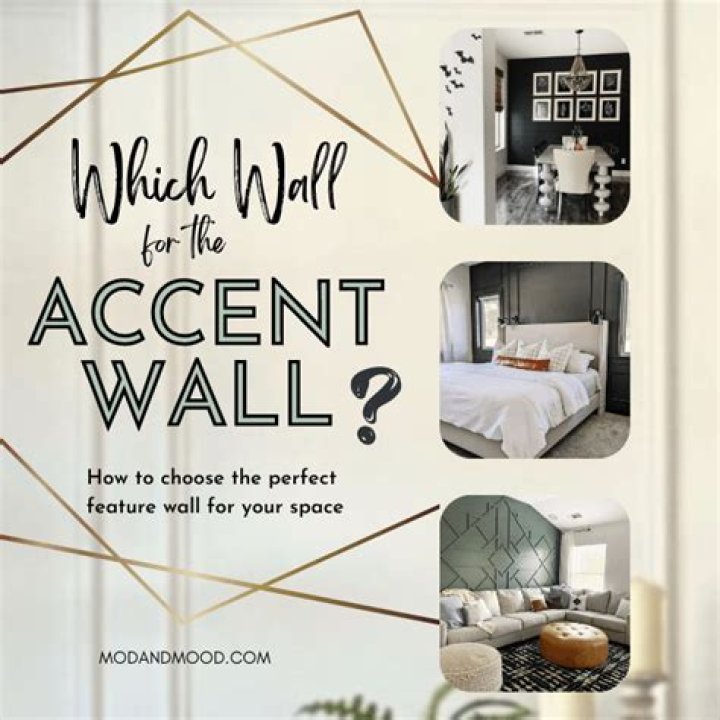 Which wall should be the accent wall?