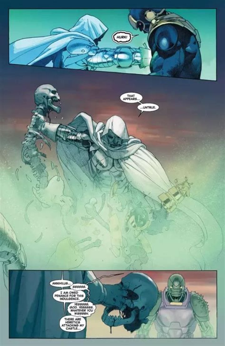 Who defeated God Emperor Doom?