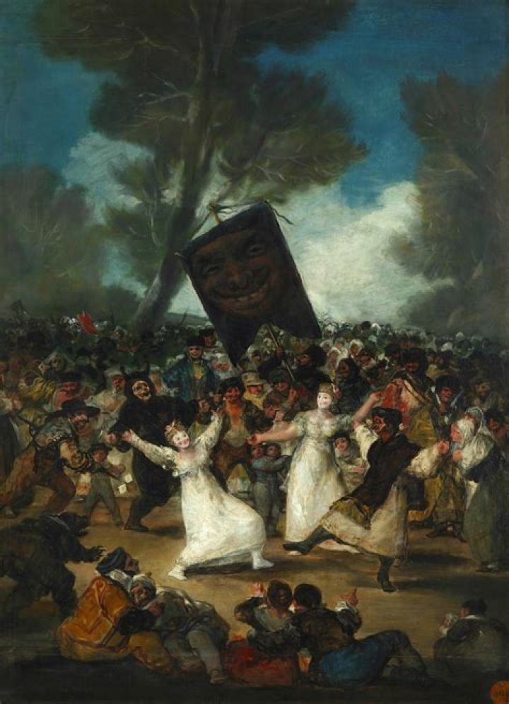 Who is the artist of the burial of sardine?