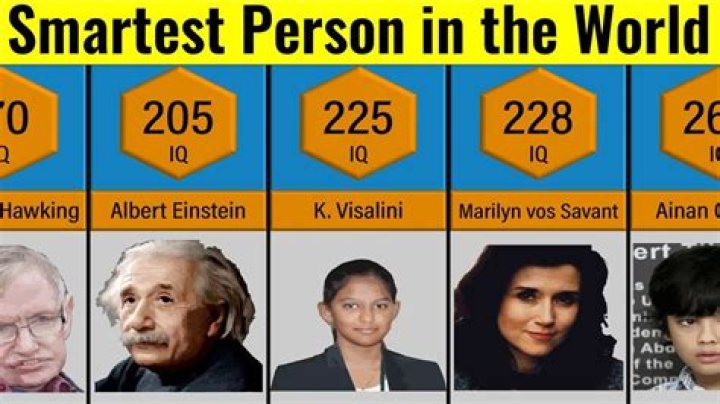 Who is the smartest person in the world today?
