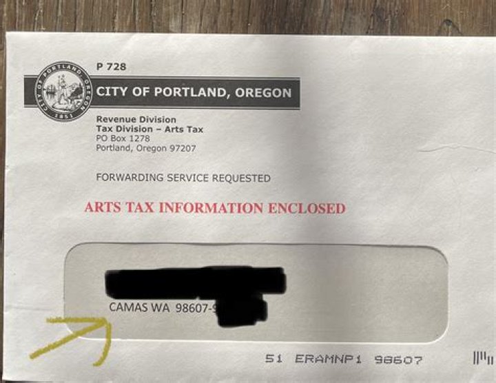 Who must pay Portland arts tax?