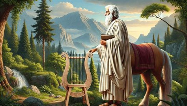 Who taught God Chiron?