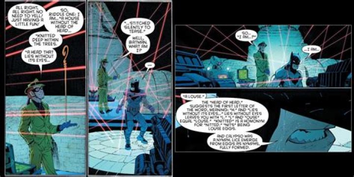 Who was in cell next to Riddler?