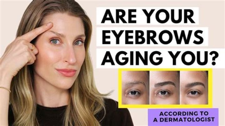 Why are my eyebrows disappearing as I get older?