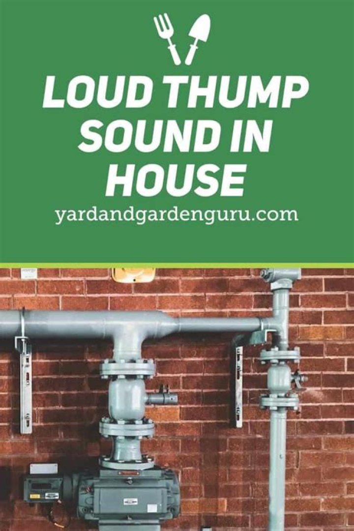 Why did I hear a loud thump in my house?