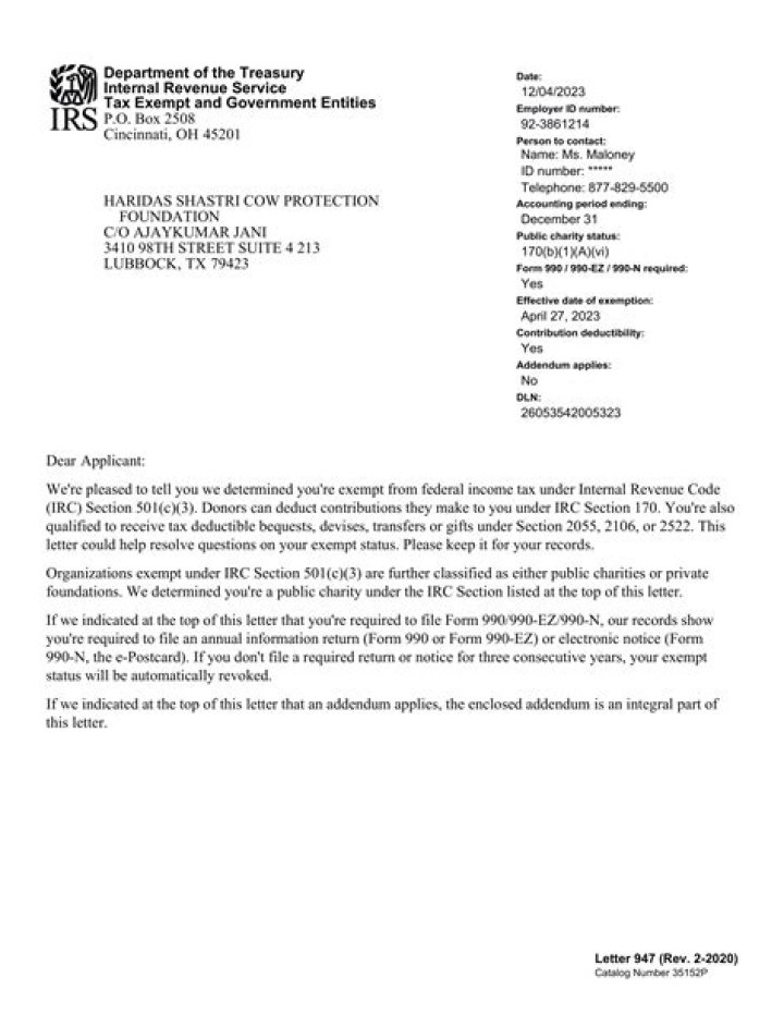 Why do I get a letter from the IRS?