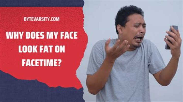 Why do I look fat in photos but not in the mirror?