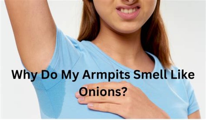 Why do my armpits smell like onions after a shower?